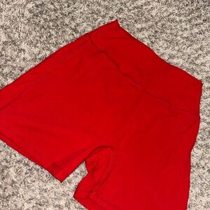 Women's Red Shorts